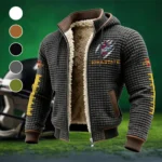 The ISU Elite Fleece-Lined Hooded Jacket, Multi-Sport Winter Active Top HVN1445IS - Grey