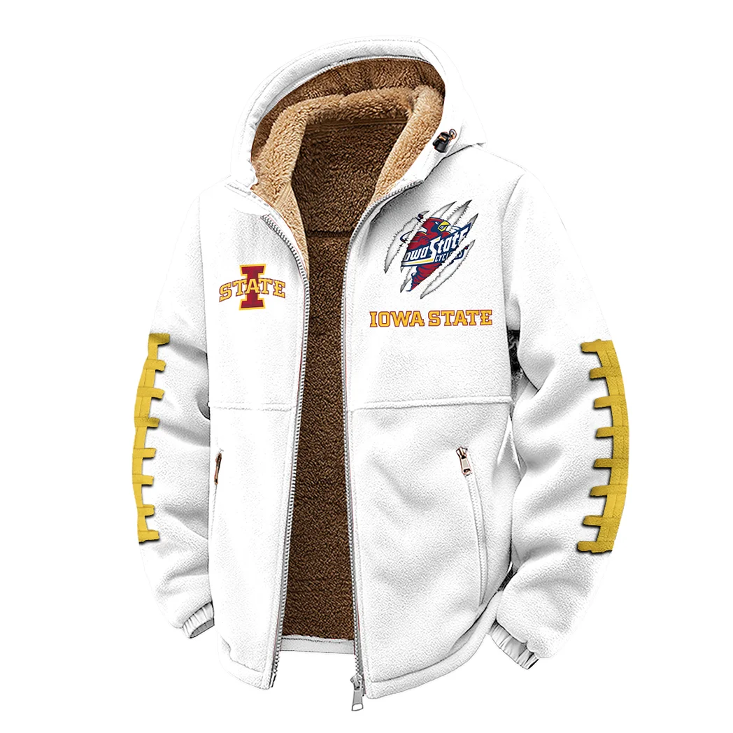 The ISU Elite Winter Fleece Jacket, Deep Winter Comfort Fleece HVN1445IS - White - Image 2