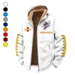 The ISU Elite Winter Fleece Jacket, Deep Winter Comfort Fleece HVN1445IS - White