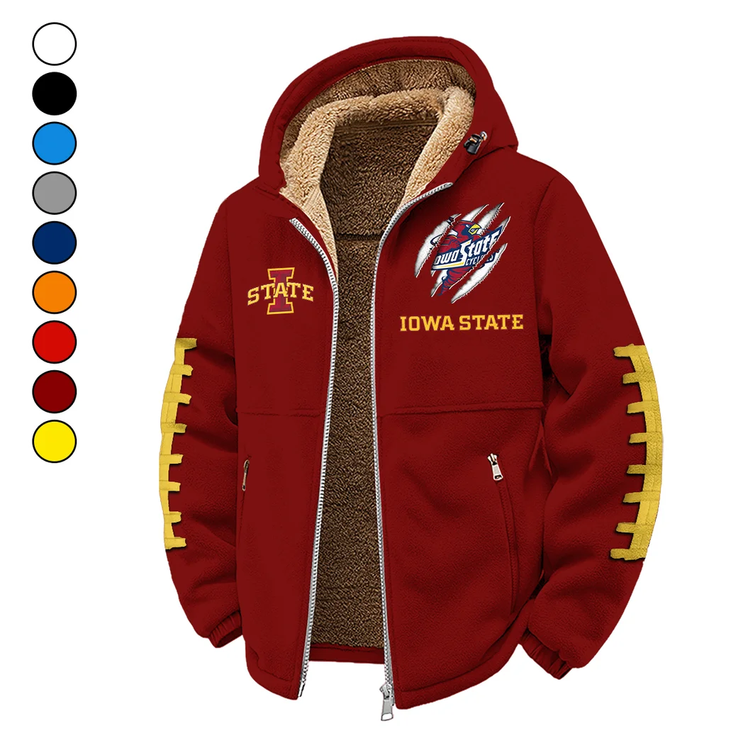 The ISU Elite Winter Fleece Jacket, Deep Winter Comfort Fleece HVN1445IS - Wine