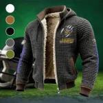 The Duke Elite Fleece-Lined Hooded Jacket, Endurance Sport Thermal Hoody HVN1445JM - Grey