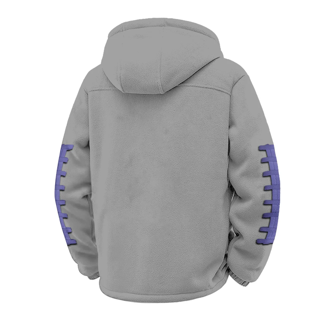 The Duke Elite Winter Fleece Jacket, Polar Climate Fleece HVN1445JM - Grey - Image 3