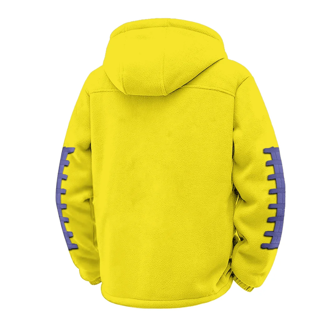 The Duke Elite Winter Fleece Jacket, Polar Climate Fleece HVN1445JM - Yellow - Image 3