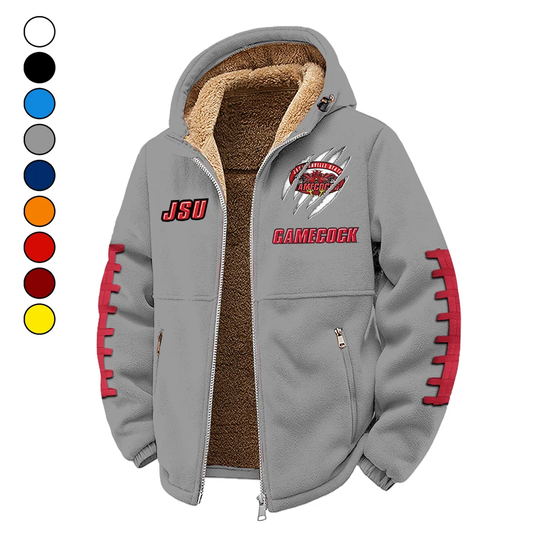 The Jax State Elite Winter Fleece Jacket, Essential Winter Warmth HVN1445JS - Grey