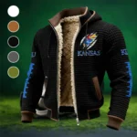 The Jayhawk Elite Fleece-Lined Hooded Jacket, Alpine Ascent Hooded Jacket HVN1445KJ - Black