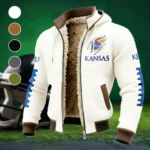 The Jayhawk Elite Fleece-Lined Hooded Jacket, Alpine Ascent Hooded Jacket HVN1445KJ - White