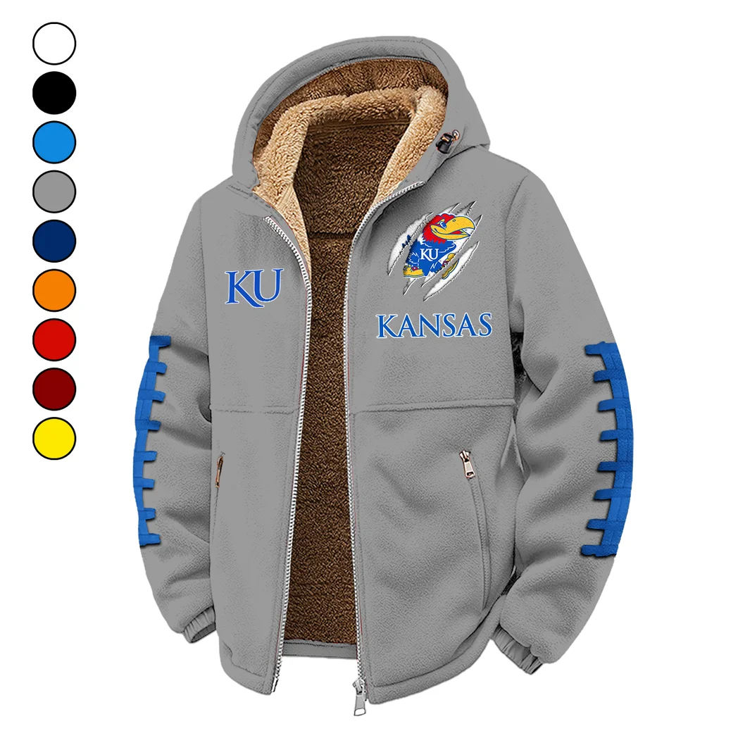 The Jayhawk Elite Winter Fleece Jacket, Superior Thermal Protection HVN1445KJ - Grey