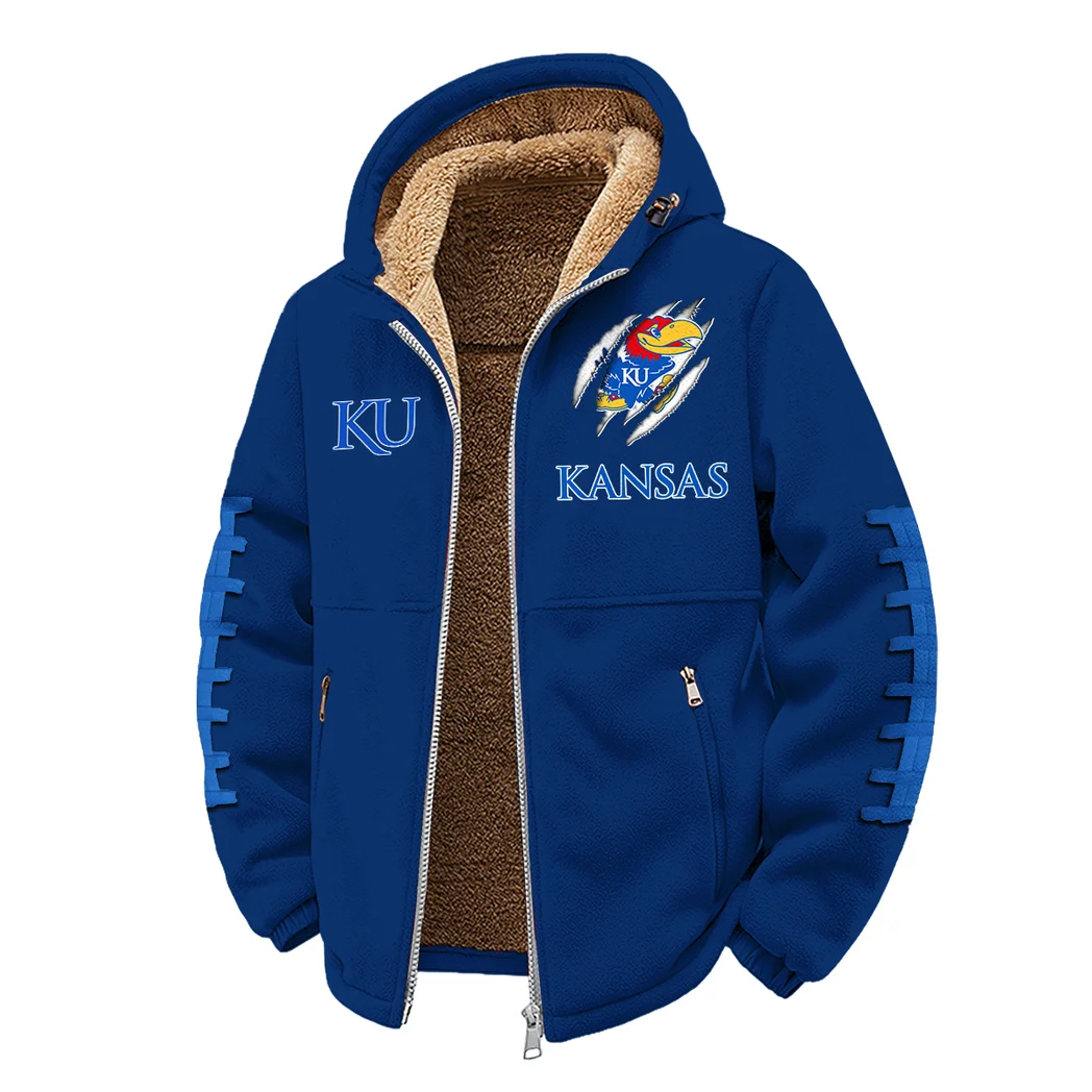 The Jayhawk Elite Winter Fleece Jacket, Superior Thermal Protection HVN1445KJ - Navy - Image 2