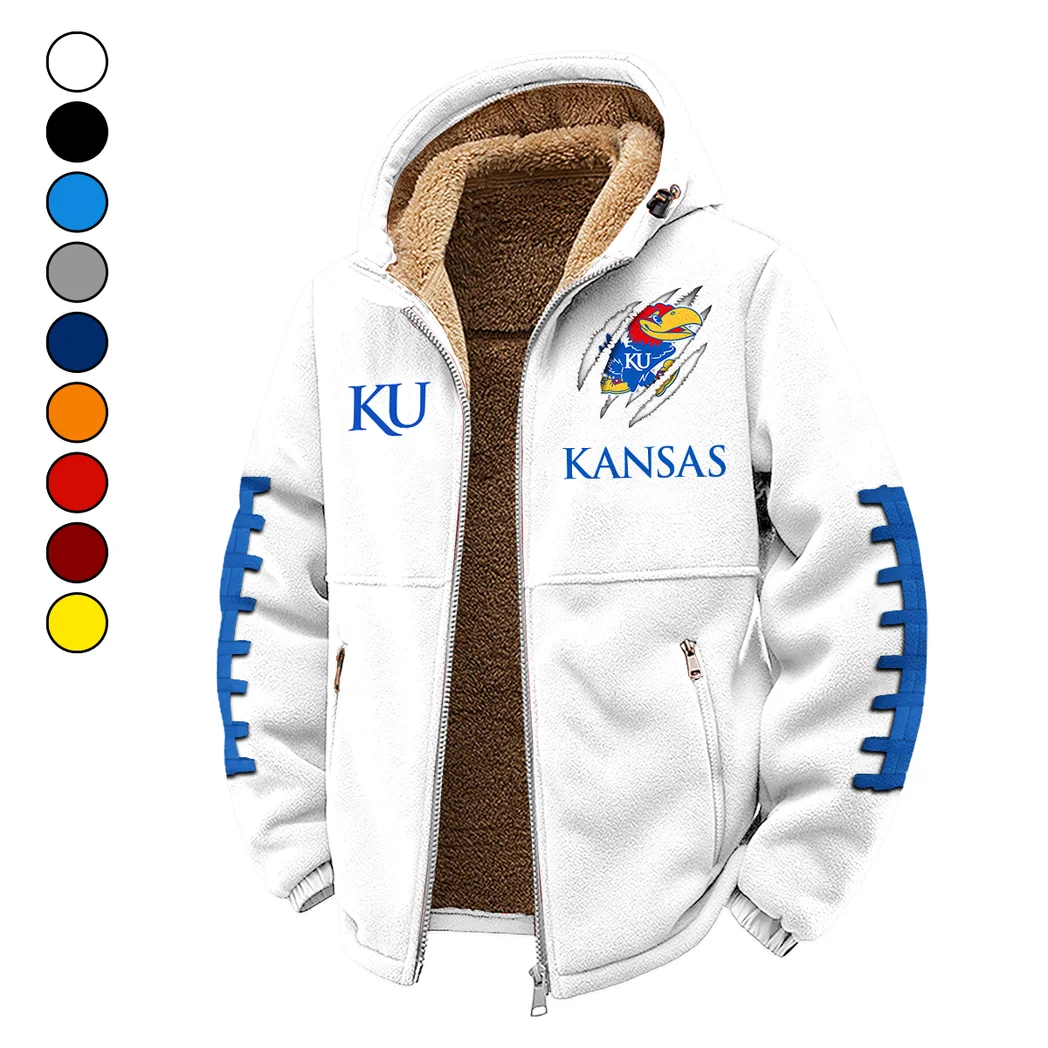 The Jayhawk Elite Winter Fleece Jacket, Superior Thermal Protection HVN1445KJ - White
