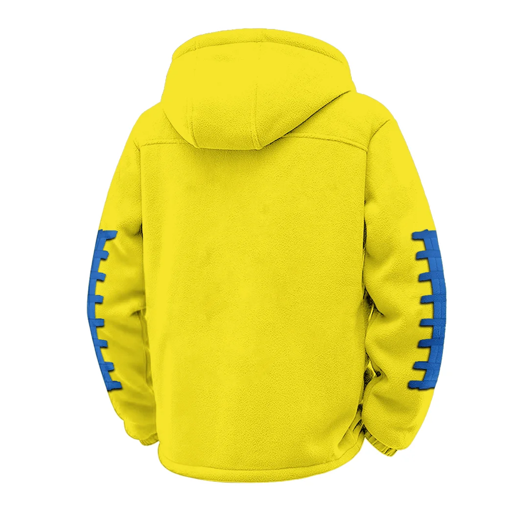 The Jayhawk Elite Winter Fleece Jacket, Superior Thermal Protection HVN1445KJ - Yellow - Image 3