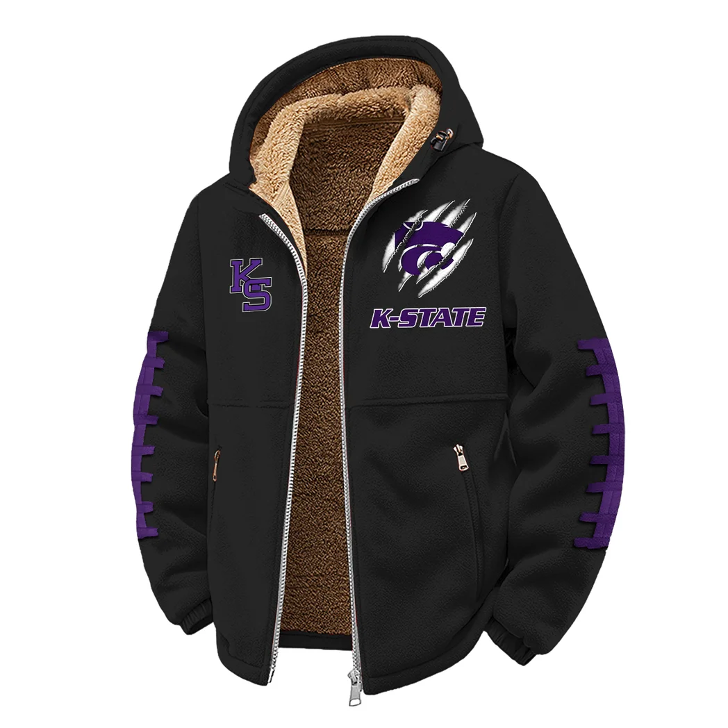 The Wildcat Power Winter Fleece Jacket, High-Performance Trail Jacket HVN1445KS - Black - Image 2