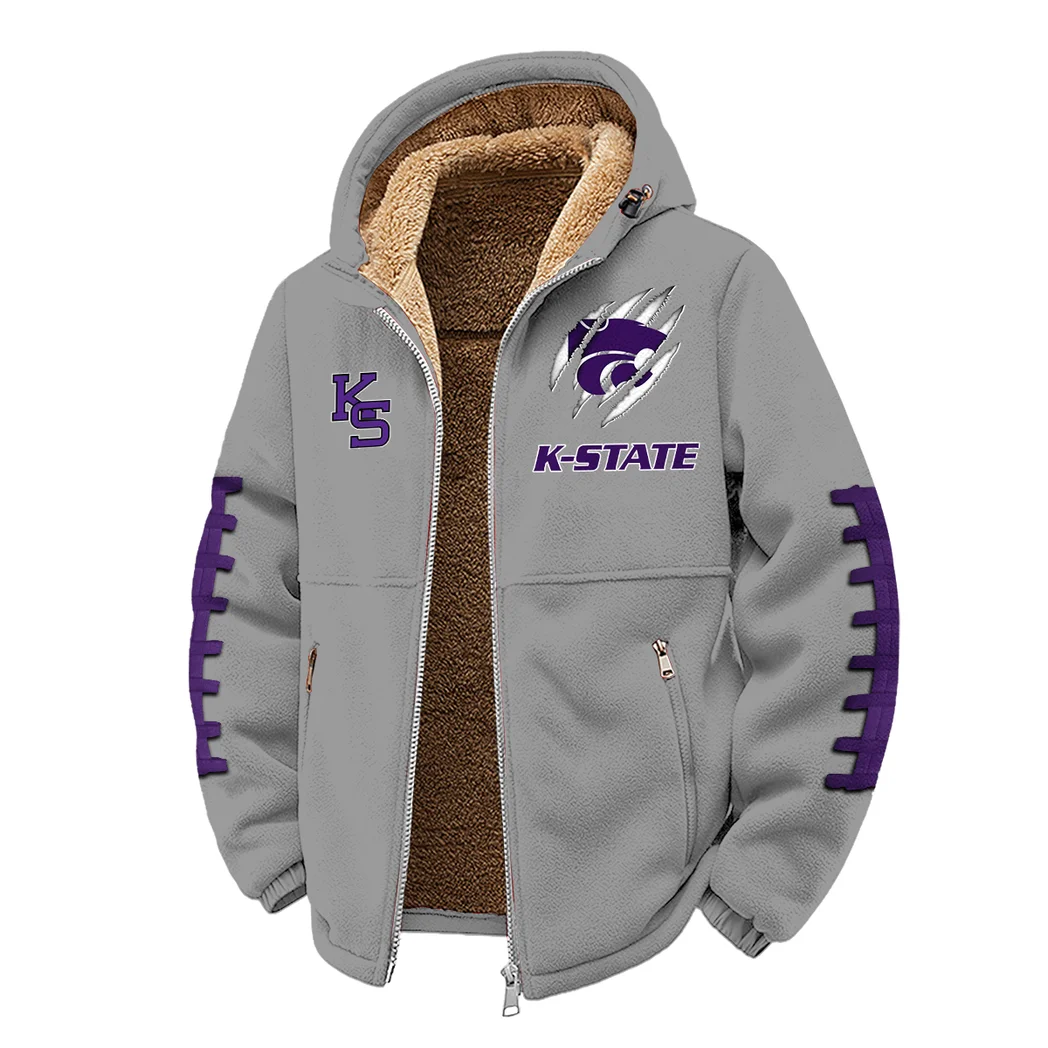 The Wildcat Power Winter Fleece Jacket, High-Performance Trail Jacket HVN1445KS - Grey - Image 2