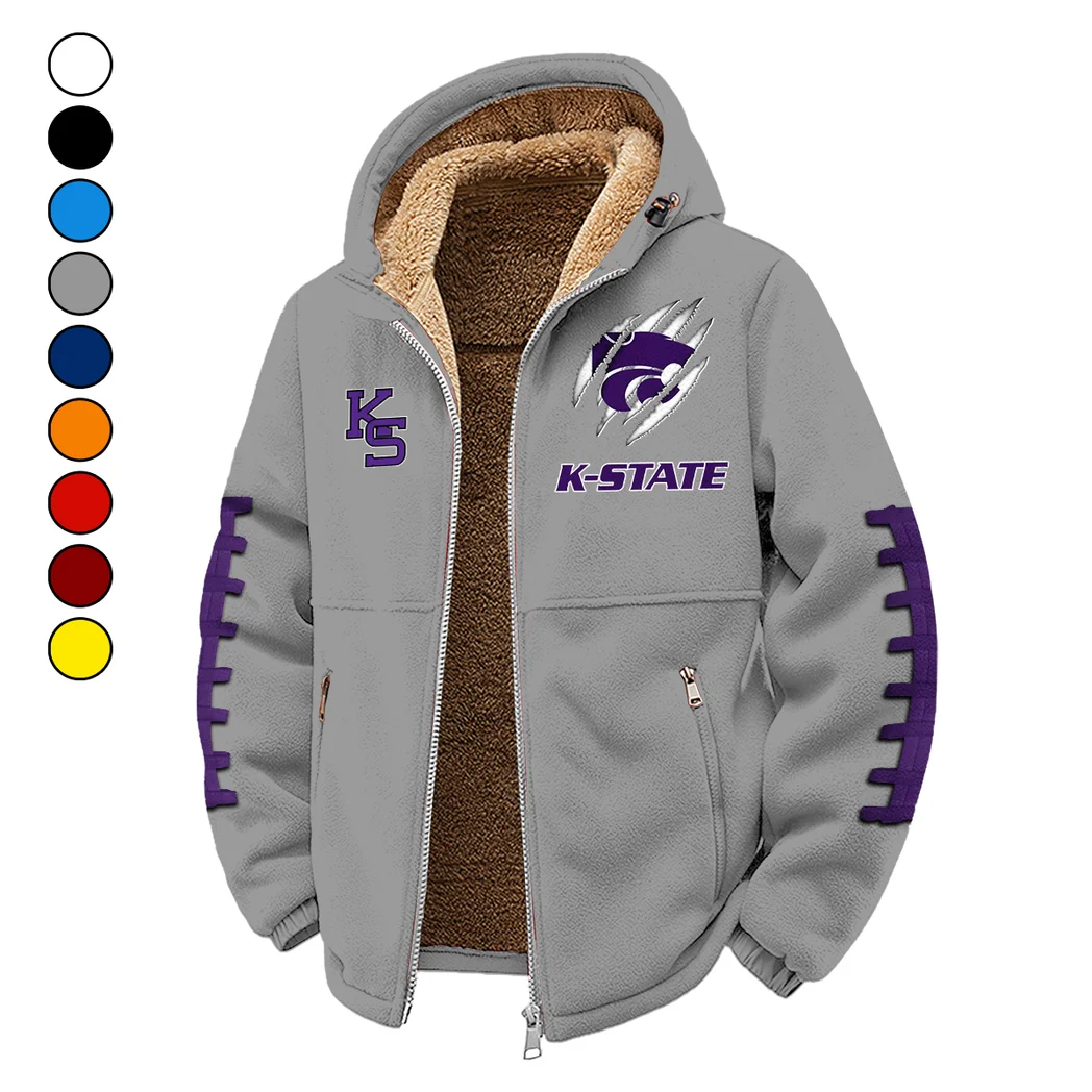 The Wildcat Power Winter Fleece Jacket, High-Performance Trail Jacket HVN1445KS - Grey