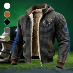 The Kentucky Pride Fleece-Lined Hooded Jacket, Rapid-Dry Fleece-Lined Hoody HVN1445KW - Grey