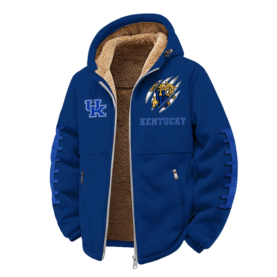 The Kentucky Pride Winter Fleece Jacket, Dynamic Winter Training Top HVN1445KW - Navy - Image 2