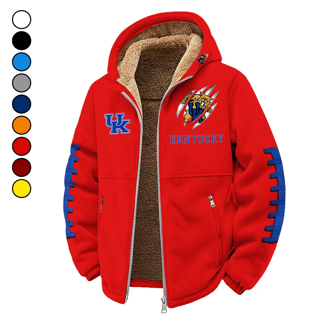 The Kentucky Pride Winter Fleece Jacket, Dynamic Winter Training Top HVN1445KW - red