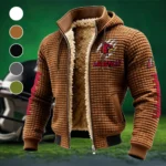 The Cardinals Fleece-Lined Hooded Jacket, Elite Athlete Winter Jacket HVN1445LC - brown