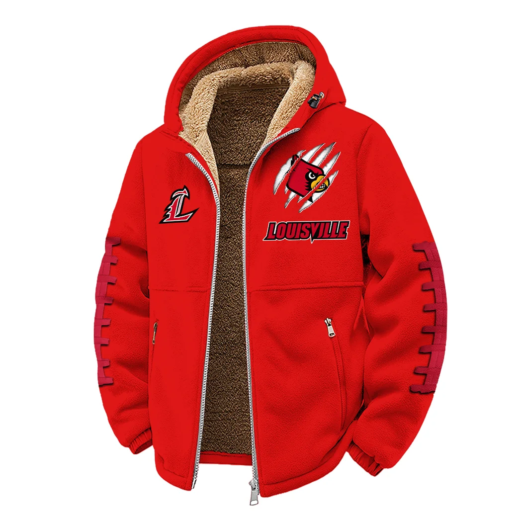 The Cardinals Winter Fleece Jacket, Multi-Sport Winter Layer HVN1445LC - red - Image 2