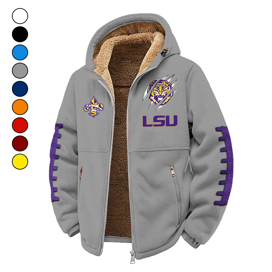 The Tiger Ambush Winter Fleece Jacket, Technical Mid-Layer Jacket HVN1445LS - Grey