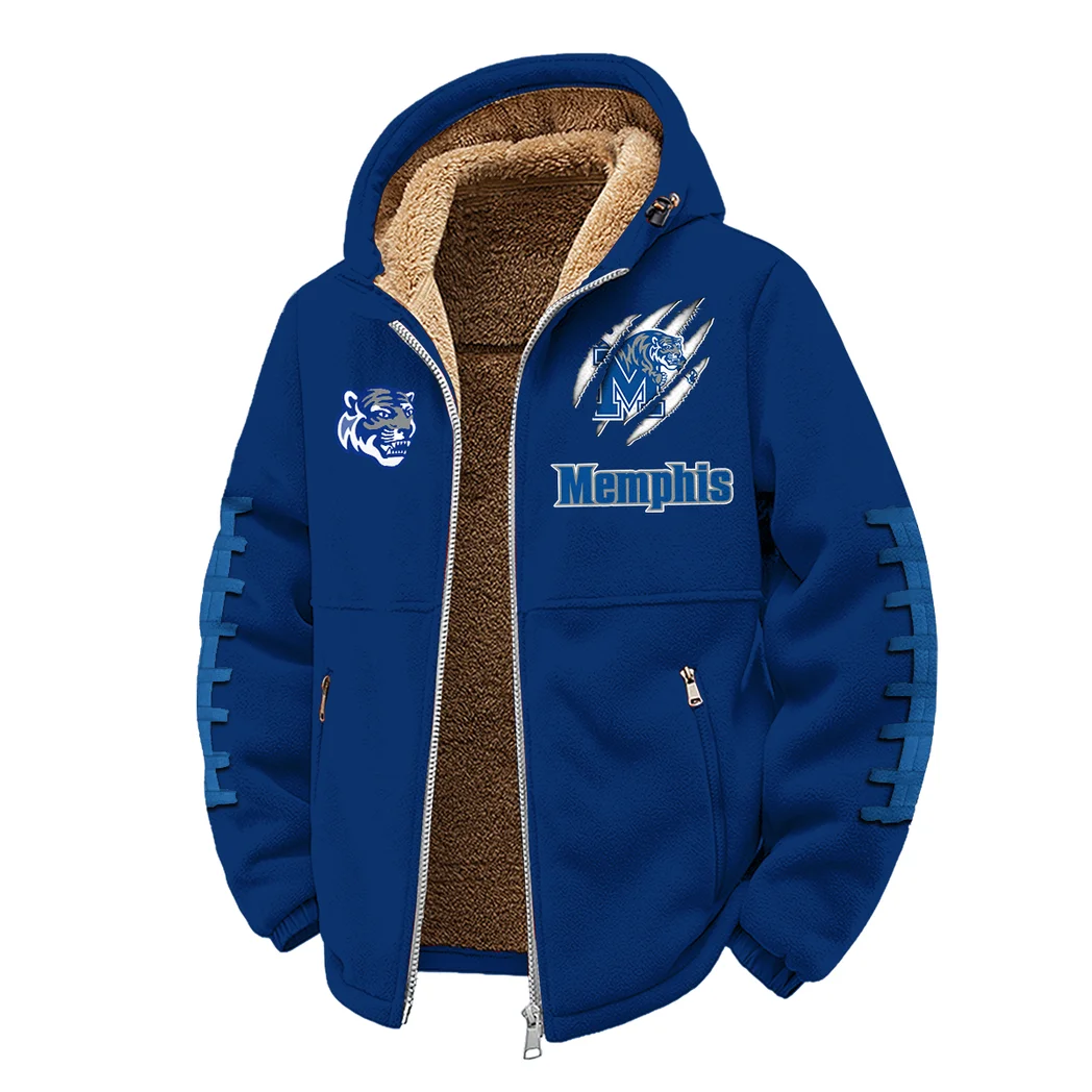 The 901 Tigers Winter Fleece Jacket, Luxe Microfleece Pullover HVN1445ME - Navy - Image 2