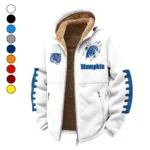 The 901 Tigers Winter Fleece Jacket, Luxe Microfleece Pullover HVN1445ME - White