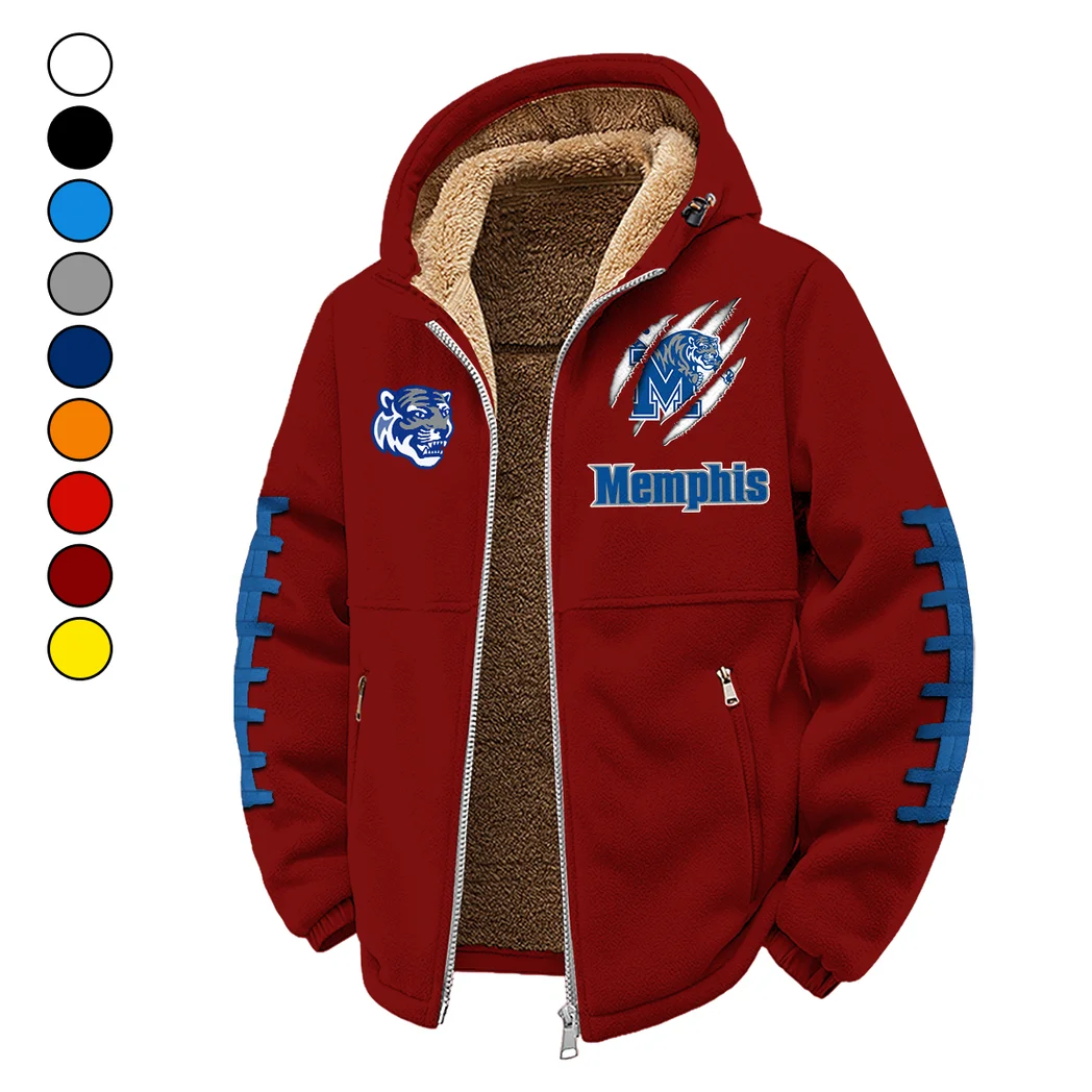 The 901 Tigers Winter Fleece Jacket, Luxe Microfleece Pullover HVN1445ME - Wine