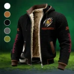 The Minnesota Pride Fleece-Lined Hooded Jacket, Storm-Ready Fleece-Lined Coat HVN1445MG - Black