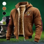 The Minnesota Pride Fleece-Lined Hooded Jacket, Storm-Ready Fleece-Lined Coat HVN1445MG - brown