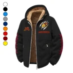 The Minnesota Pride Winter Fleece Jacket, All-Mountain Sport Jacket HVN1445MG - Black
