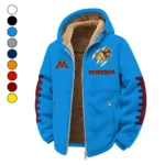 The Minnesota Pride Winter Fleece Jacket, All-Mountain Sport Jacket HVN1445MG - cyan