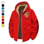 The Minnesota Pride Winter Fleece Jacket, All-Mountain Sport Jacket HVN1445MG - red