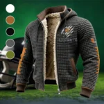 The Hurricane Fleece-Lined Hooded Jacket, Arctic Protection Hooded Zip HVN1445MH - Grey