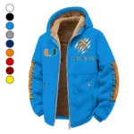 The Hurricane Winter Fleece Jacket, Cold Weather Hiking Fleece HVN1445MH - cyan
