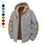 The Hurricane Winter Fleece Jacket, Cold Weather Hiking Fleece HVN1445MH - Grey