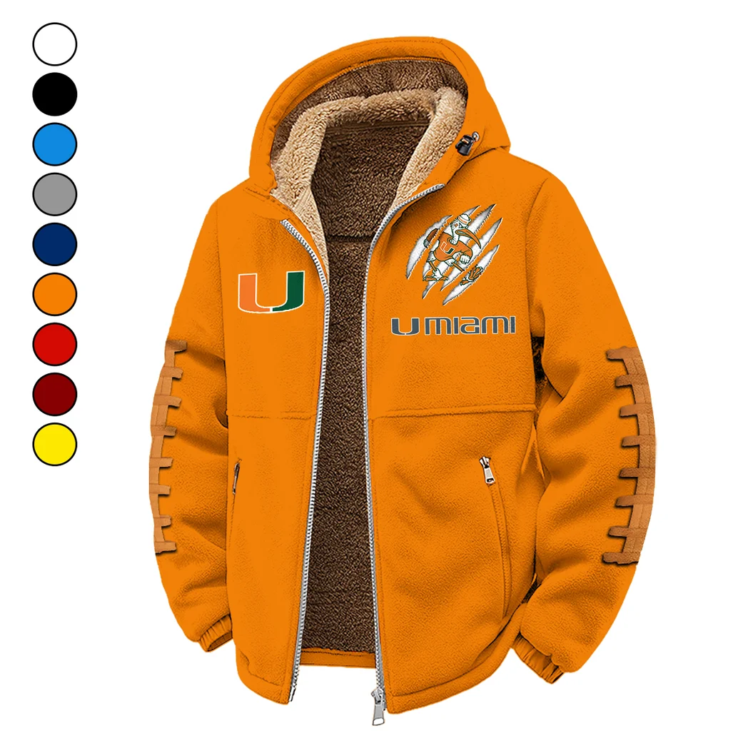 The Hurricane Winter Fleece Jacket, Cold Weather Hiking Fleece HVN1445MH - Orange