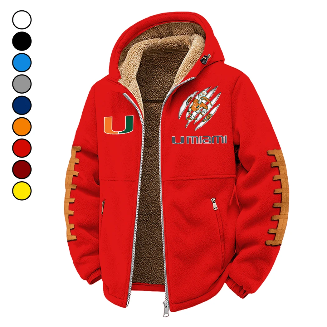 The Hurricane Winter Fleece Jacket, Cold Weather Hiking Fleece HVN1445MH - red