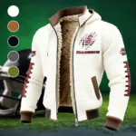 The Amherst Force Fleece-Lined Hooded Jacket, Elemental Guard Sport Jacket HVN1445MM - White
