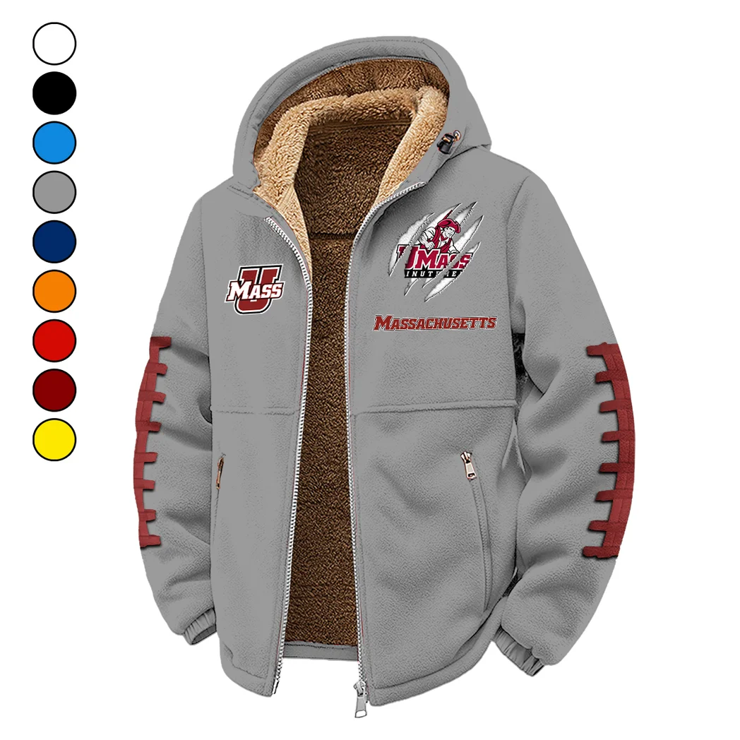 The Amherst Force Winter Fleece Jacket, Cross-Training Thermal Zip HVN1445MM - Grey