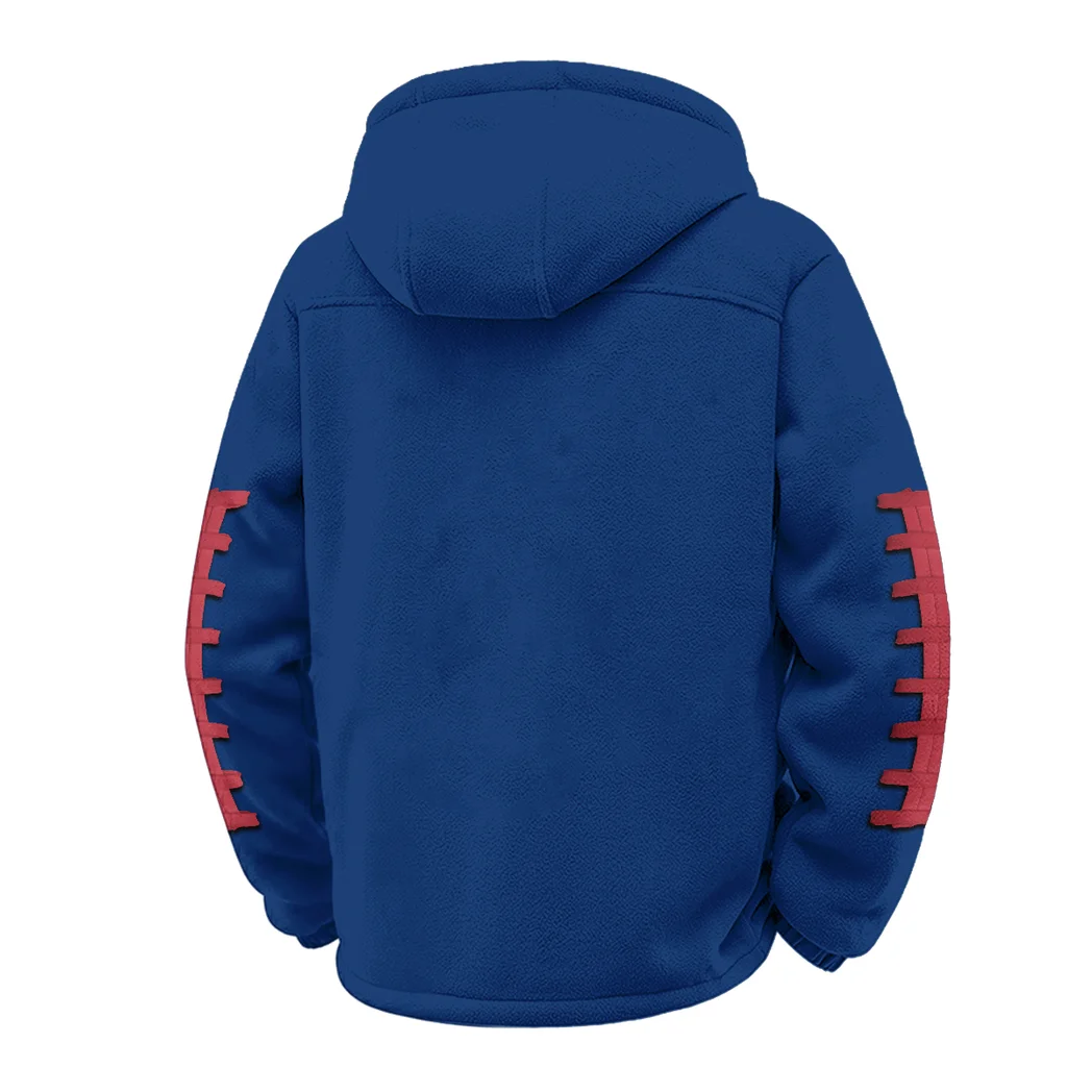 Cradle of Coaches Winter Fleece Jacket, Ski & Snowboard Mid-Layer HVN1445MO - Navy - Image 3