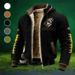 The Show-Me Tigers Fleece-Lined Hooded Jacket, Rugged Terrain Fleece Hoody HVN1445MT - Black