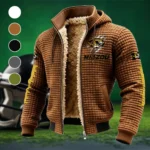 The Show-Me Tigers Fleece-Lined Hooded Jacket, Rugged Terrain Fleece Hoody HVN1445MT - brown