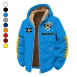 The Show-Me Tigers Winter Fleece Jacket, Brushed Interior Winter Fleece HVN1445MT - cyan
