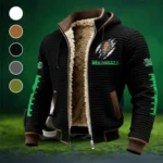 The Herd Power Fleece-Lined Hooded Jacket, Thermal Core Fleece Jacket HVN1445MT - Black
