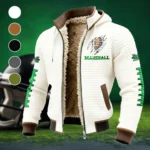 The Herd Power Fleece-Lined Hooded Jacket, Thermal Core Fleece Jacket HVN1445MT - White