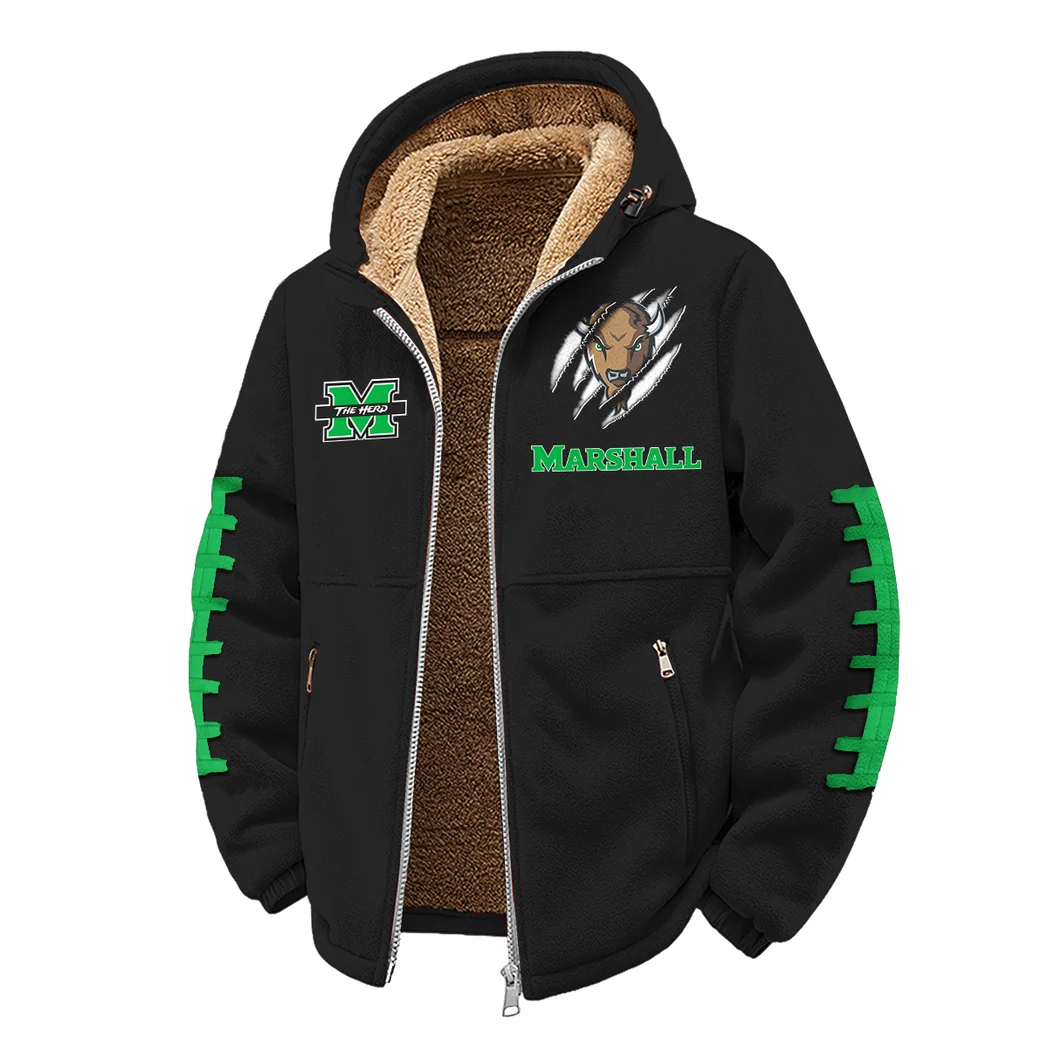 The Herd Power Winter Fleece Jacket, Anti-Pill Thermal Fleece HVN1445MT - Black - Image 2