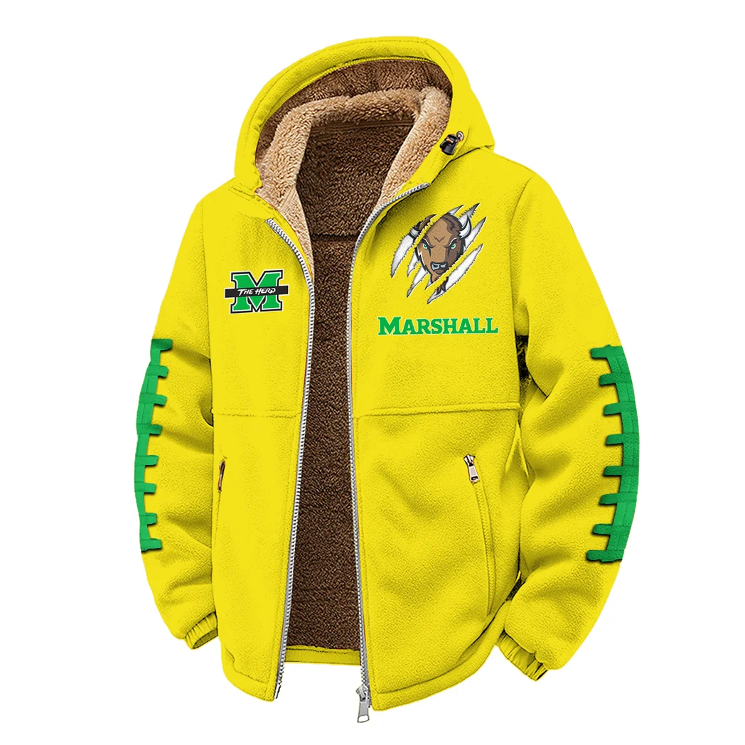 The Herd Power Winter Fleece Jacket, Anti-Pill Thermal Fleece HVN1445MT - Yellow - Image 2