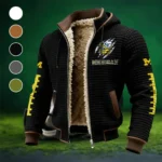 The Victors Fleece-Lined Hooded Jacket, Heavyweight Cozy Sport Shell HVN1445MW - Black