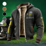 The Victors Fleece-Lined Hooded Jacket, Heavyweight Cozy Sport Shell HVN1445MW - Grey