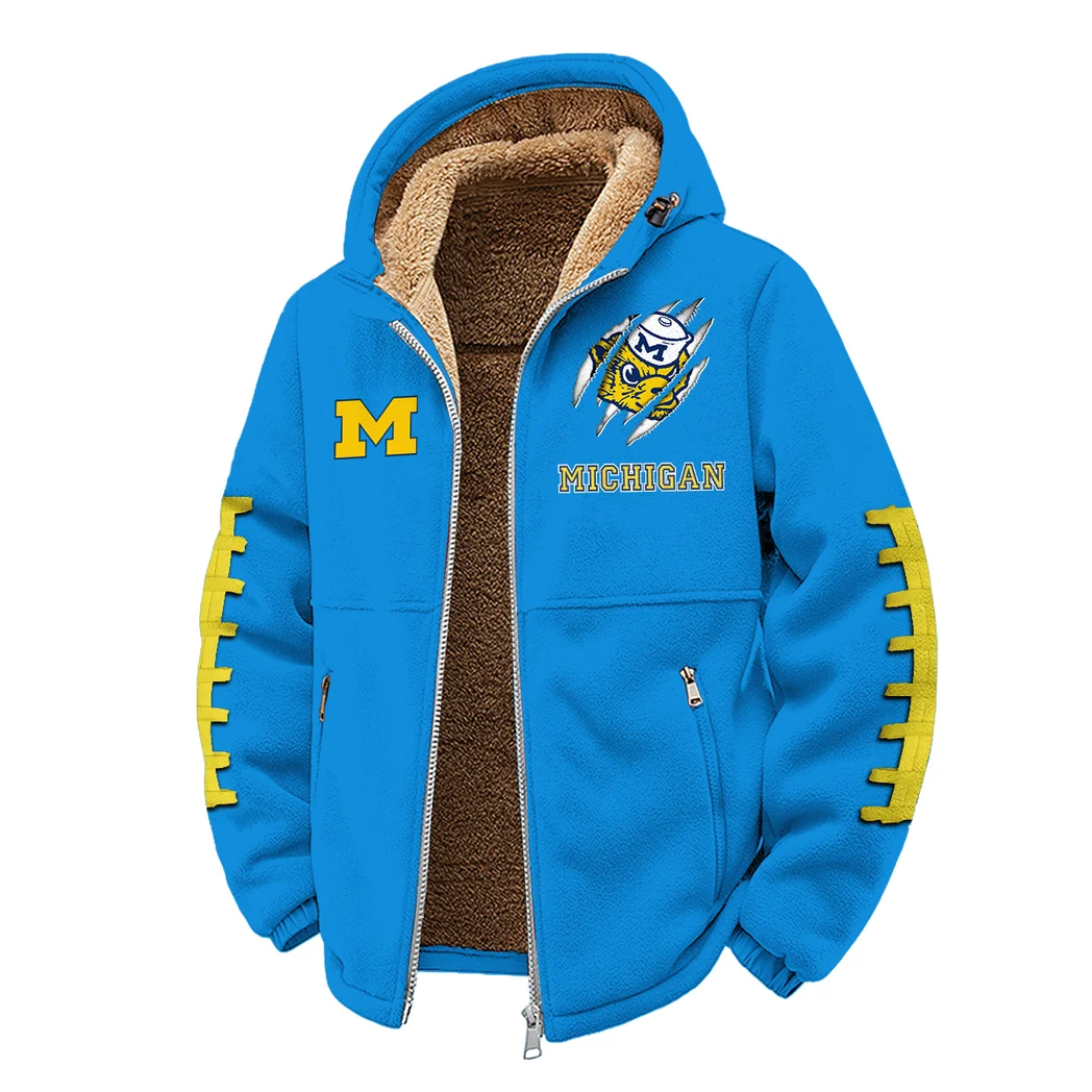 The Victors Winter Fleece Jacket, High-Density Comfort Fleece HVN1445MW - cyan - Image 2