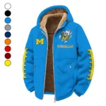 The Victors Winter Fleece Jacket, High-Density Comfort Fleece HVN1445MW - cyan